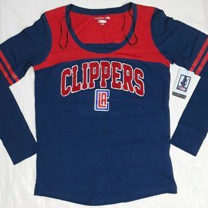 LOS ANGELES CLIPPERS 5th & Ocean Long-Sleeve Shirt